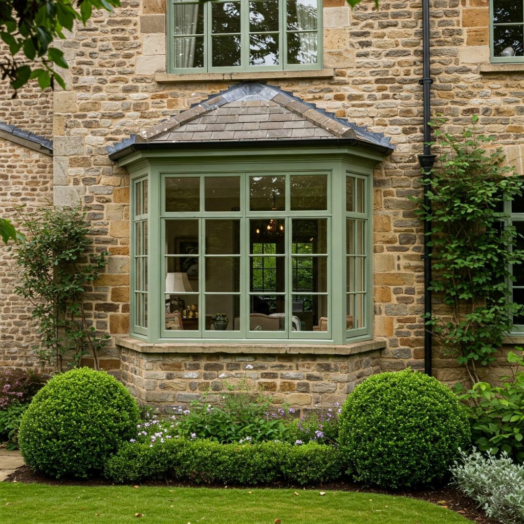 Chartwell green flush windows