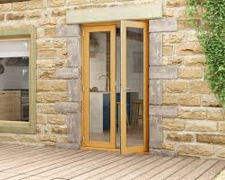 Oak French doors