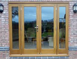 French doors with side panels