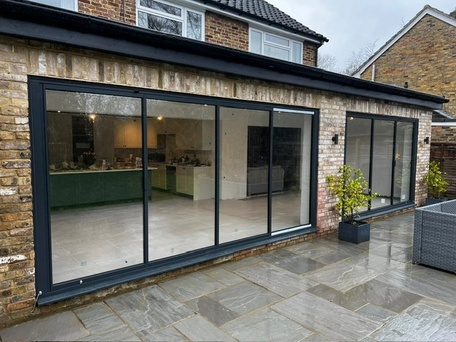 4 panel patio doors