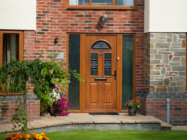 Woodgrain uPVC door