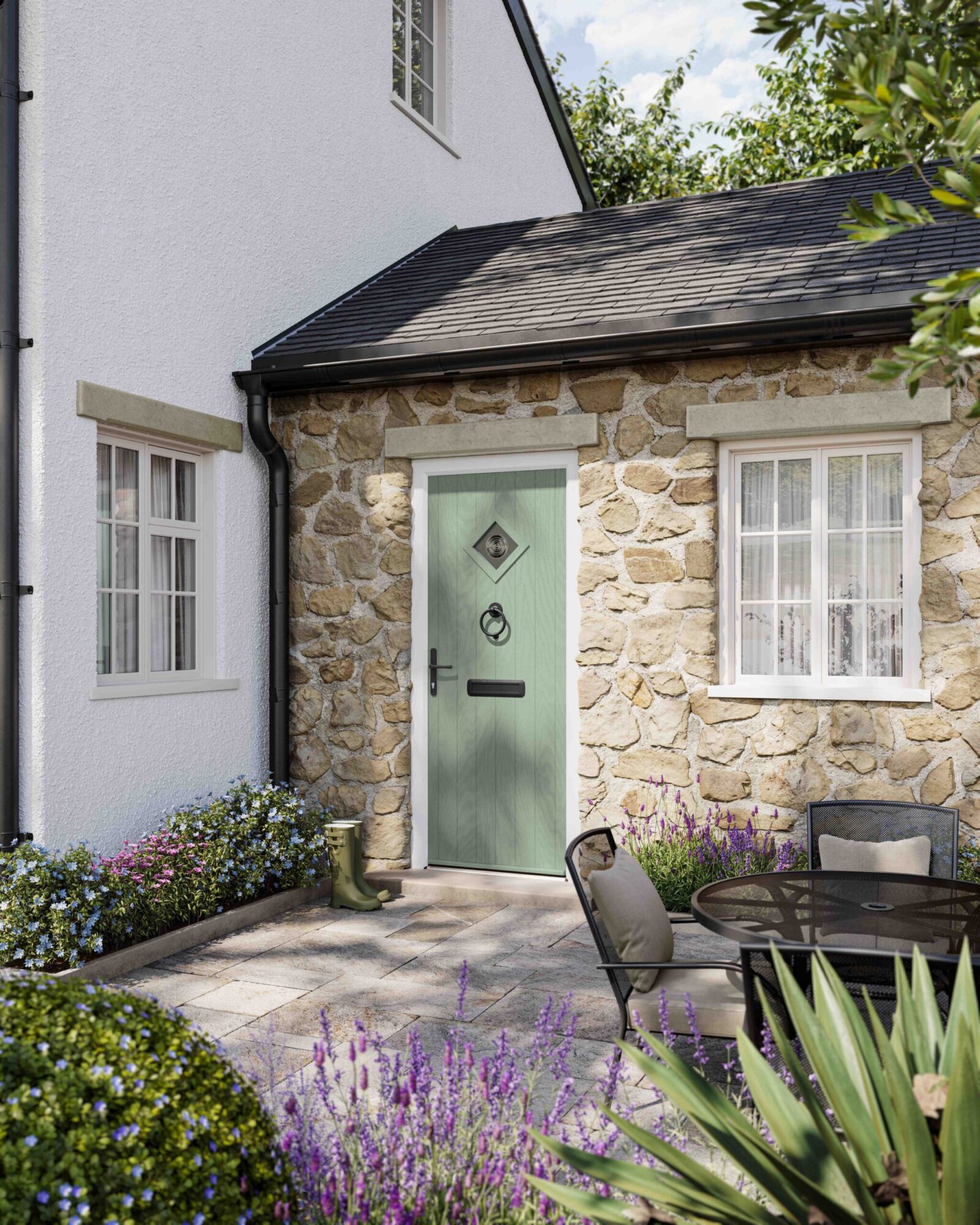 Cottage uPVC door